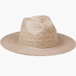 Lack of color palma straw fedora